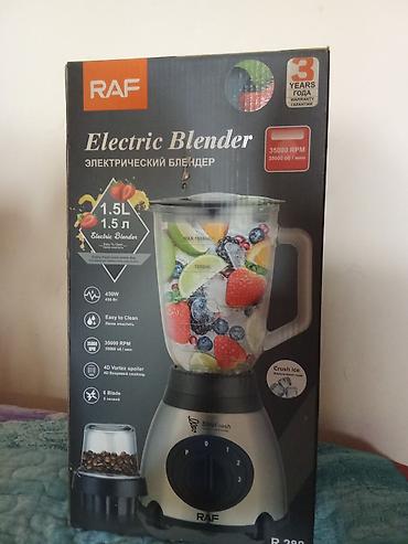 Блендеры: RAF Electric Blender – 1.5L Xüsusiyyətlər: - Güc: 450W - Sürət: 35000 — 1