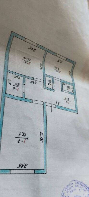 106 серия квартиры планировка: 2 комнаты, 51 м², 106 серия, 3 этаж, Косметический ремонт