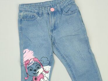 legginsy jeansowe dla dziewczynki: Джинси, Nickelodeon, 3-4 р., 98/104, стан - Дуже гарний