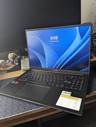 Ноутбуки и нетбуки: Ультрабук, Asus, 16 ГБ ОЗУ, AMD Ryzen 5, 16 ", Новый, Для несложных задач, память SSD