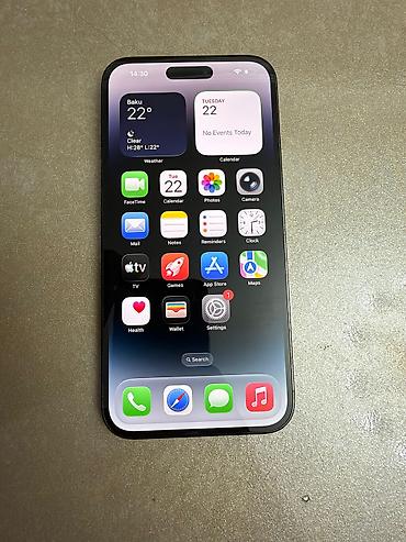 Apple iPhone: IPhone 14 Pro Max, 128 GB, Black Titanium, Face ID — 14