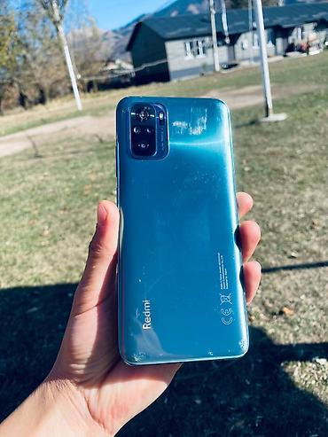 electric induction: Redmi, Redmi Note 10, Б/у, 128 ГБ, цвет - Синий, 2 SIM — 2