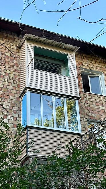 Фасадные работы: Услуги по выносу, остеклению и облицовке балконов и лоджий под ключ — 1
