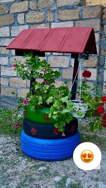 продать ковер бу: Bağ üçün dekorativ “quyu” formalı gülyeti/kompozisiya - Material — 1