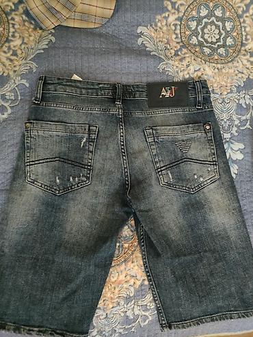 Шорты: Armani Exchange (A|X) denim şort - Model: Kişi denim şortu - Brend — 2