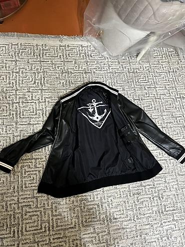 ağ şalvar kişi: Kurtka, Dəri, Payız, Prada, XL — 1