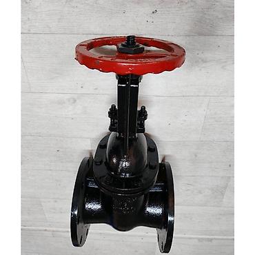 Известь: Задвижка чугунная 30ч6бр (Ру 10/16) — Фланцевая, с выдвижным шпинделем — 1