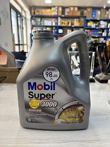 mercedes motor yağları: Mobil Super 3000 X1 5W-40 tam sintetik mühərrik yağı - Həcm: 4L - — 1