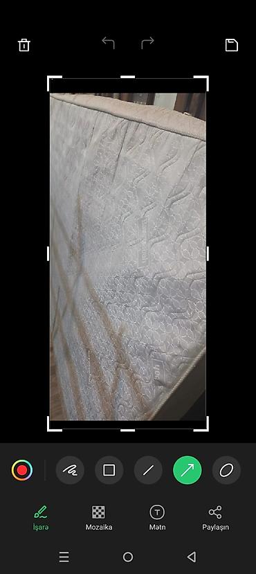Çarpayılar: Metall çarpayı karkası + döşəkbir yerdə - Ölçü: təxmini ikinəyarlı — 2