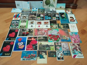 Açıqcalar: 2 штуки-1 манат.Советские открытки. Есть еще открытки, марки — 29