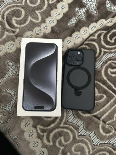 айфон 4: IPhone 15 Pro, Новый, 128 ГБ, Черный, Коробка