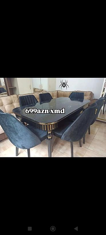 Masalar və oturacaqlar: Qonaq otağı üçün, Yeni, 6 stul — 1
