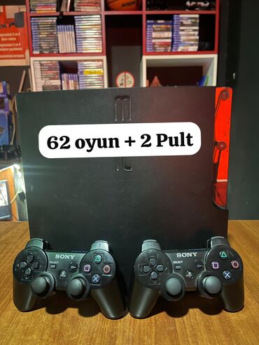 Автоэлектроника: Ps 3 Slim Yaddas 500 GB yaddasda 62 oyun Yazlıb 2 Pult Verlır 3 Ay