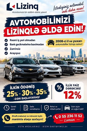 bakida traktor işi: Avtomobil lizinq xidməti İstədiyiniz avtomobili lizinq yolu ilə əldə — 1
