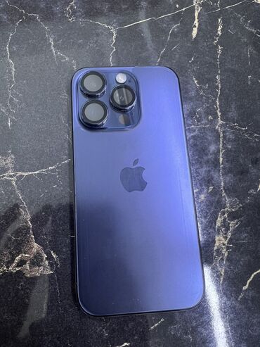 Apple iPhone: IPhone 15 Pro, Скидка 10%, Б/у, 128 ГБ, Blue Titanium, Коробка, 88 %