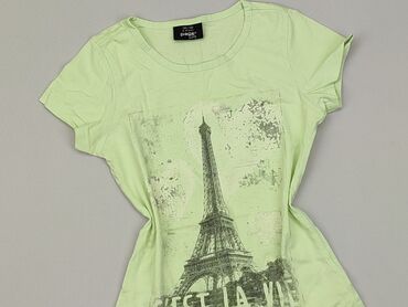 zielona koszulka: T-shirt, 10 years, 134-140 cm, condition - Good