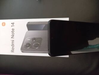 ноутбук бу купить: Redmi, Redmi Note 14, Колдонулган, 256 ГБ, түсү - Кара, 2 SIM