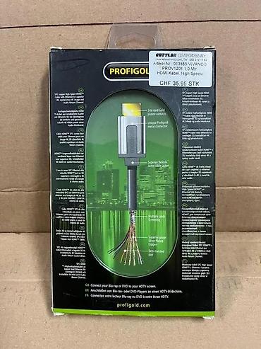 Aksesoari za TV i video: PROFIGOLD Vision PROV1201 HDMI kabl – 1,0 m (3,3 ft) - High Speed — 4