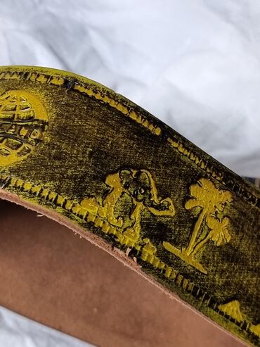 Ремни и пояса: Ремень, Материал: Натуральная кожа, Мужские, Новый — 9