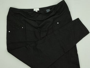leginsy prazkowane hm: H&M Mama, Material trousers for women, size 2XL