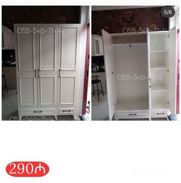 metbex şkaf: Новый, 3 двери Прямой шкаф, Шифоньер