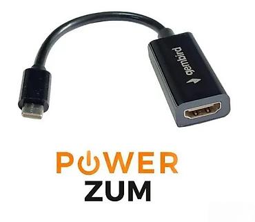 Druga oprema za računare i laptopove: Gembird USB‑C na HDMI adapter (model A-CM-HDMIF-03) - Ulaz: USB‑C 3.1 — 1