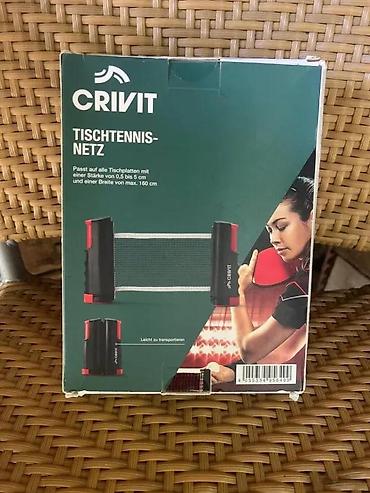 Stoni sportovi: Prenosiva, uvlačiva mrežica za stoni tenis – Crivit - Univerzalna — 10