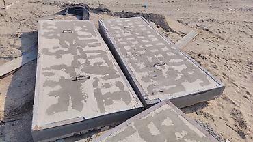 direkisyon seti: 3 ədəd (1.17m*3m*0.2m) ölçülərdə beton lövhələr iç setkası 16 lıq — 4