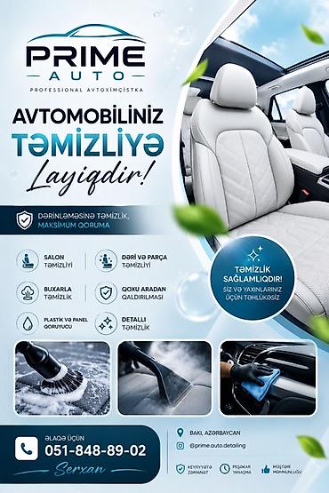 mini kran: Prime Auto – Professional Avtoximçistka və Detaylı Salon Təmizliyi — 2