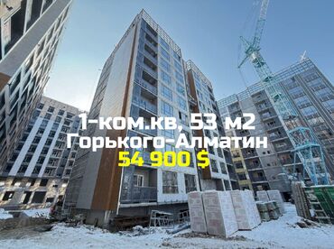 Продажа квартир: 1 комната, 53 м², 108 серия, 6 этаж, ПСО (под самоотделку)