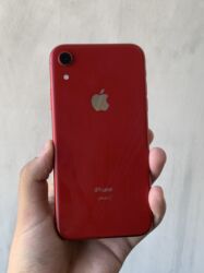 айфон чысы: IPhone Xr, Б/у, 128 ГБ, Красный, 83 %