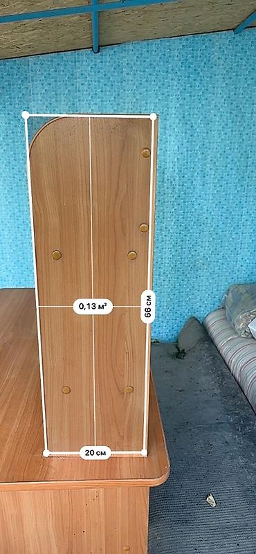 письменные столики: Компьютерный стол, Б/у, С полками — 8