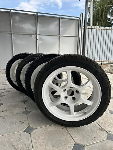 хонда степ эреф 1: Дөңгөлөктөр монтажда 215 / 50 / R 17, Кыш, Колдонулган, Комплект, Жеңил унаалар, Куйма, тешиктери - 5 — 2