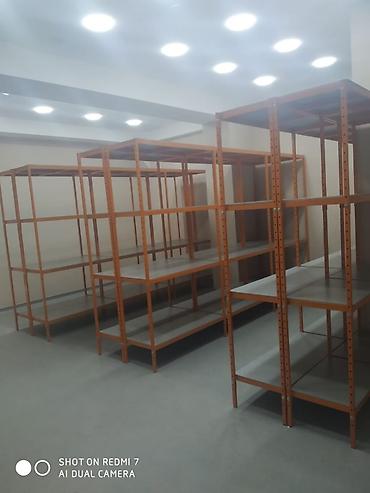 Anbar və ofislər üçün metal rəf sistemləri - Material: qalın metal