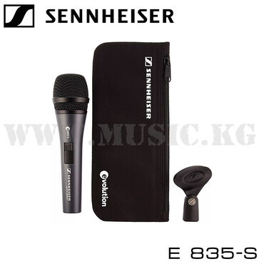 акустические системы emie с микрофоном: Микрофон динамический SENNHEISER E 835-S CARDIOID DYNAMIC VOCAL