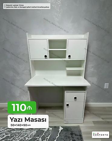 demir masa: Düz masa, Stulsuz, Polkalı, Siyirməli, Sadə laminat — 1