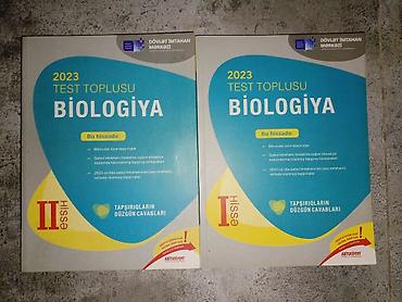 Məhsul: “2023 Test Toplusu – Biologiya” (DİM), I hissə və II hissə