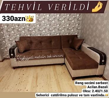 Sifarişlə divanlar: Divan, Qonaq otağı üçün, Parça, Bazasız, Açılmayan — 37