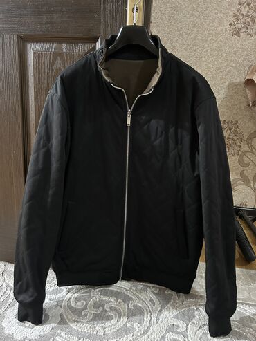 куртка парка мужская: Куртка цвет - Черный