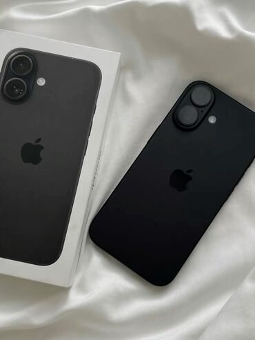 iphone 16 цена в бишкеке: IPhone 16, Новый, 128 ГБ, Черный, Зарядное устройство, Защитное стекло, Коробка, 100 %