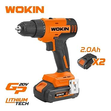 total direl: WOKIN Akkumulyatorlu Zərbəli Drel – 20V Li‑Ion (Model: 622103) WOKIN — 1