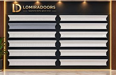 suni sam agaclari: Məhsul: LomiraDoors dekorativ qapı tacları (üst pervazlar) - Premium — 2