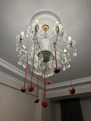 cilcıraq modelləri: Çılçıraq, 8 lampa, Şüşə — 6