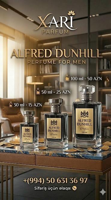 kisi ayaqqabi: Xarı Parfum – Alfred Dunhill (Perfume for Men) • Həcm və qiymətlər: - — 1