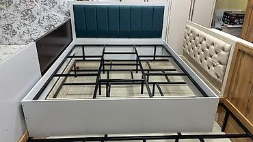 Двуспальные кровати: Двухспальные кровати с железным каркасом. Размеры 2000мм×1500мм — 11