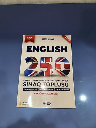 Testlər: Məhsul: “ENGLISH 250 – Sınaq Toplusu” Müəllif: Nərgiz R. Nəcəf — 1