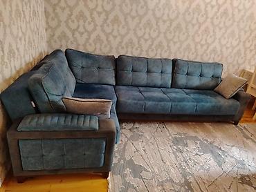 Divan – 450 AZN - L‑şəkilli künc divan - Açılır mexanizm: rahat