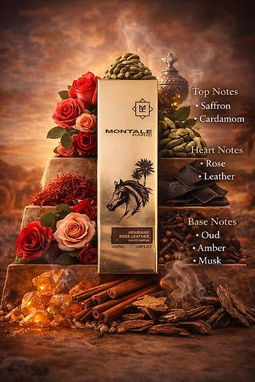 montale: Montale arabians rose leather edp — 1