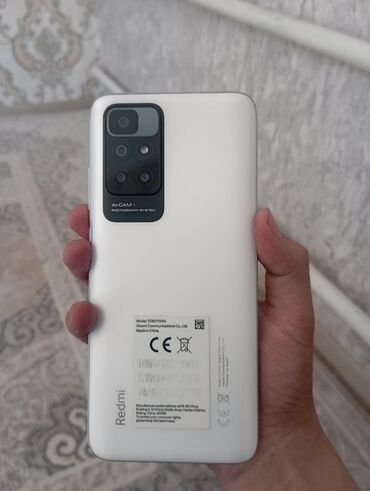 обмен на нот 8: Xiaomi, Redmi 10, Б/у, 128 ГБ, цвет - Белый, 2 SIM