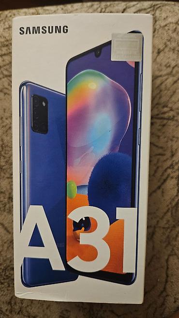 tab s7 fe: Samsung Galaxy A31, 64 GB, rəng - Göy, Sensor, İki sim kartlı, Barmaq izi — 5